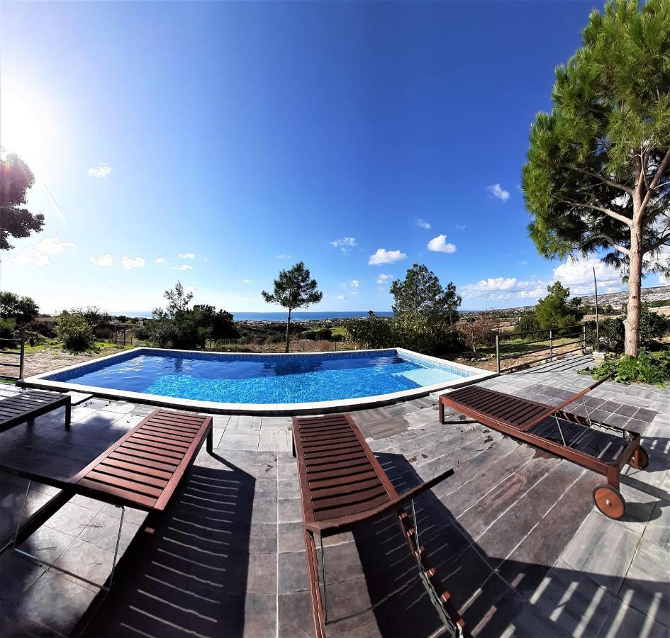 Villa Gavriel - Peyia Villa With Breathtaking Sea View, Peyia Villa With Private Pool, Secluded, Huge Outdoor Space, Mountain Views المظهر الخارجي الصورة